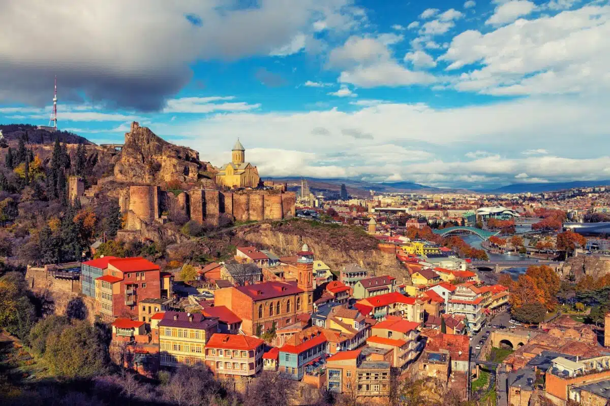 panoramic view of tbilisi