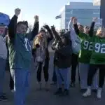 Family throws surprise birthday party at Eagles tailgate for Vietnam veteran