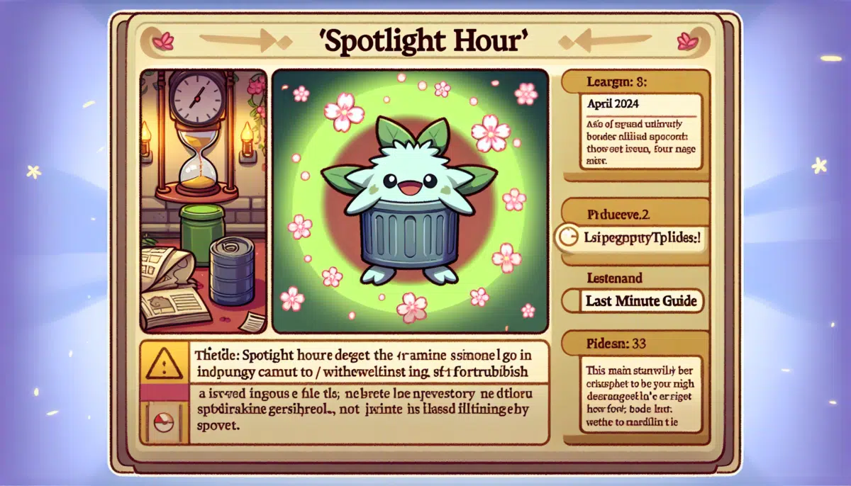 Trubbish Spotlight Hour (April 2024): Last Minute Guide | Pokémon GO Hub