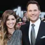 Katherine Schwarzenegger Chris Pratt smilingand Chris Pratt on the red carpet