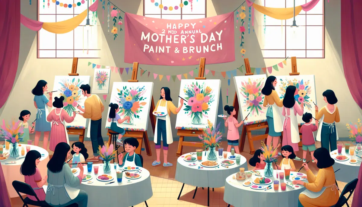 Glenwood Community Center celebrates 2nd Annual Mother’s Day Paint & Brunch