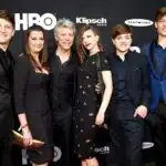 PHOTO: Inductee Jon Bon Jovi and family attend the 33rd Annual Rock & Roll Hall of Fame Induction Ceremony at Public Auditorium on April 14, 2018 in Cleveland, Ohio.