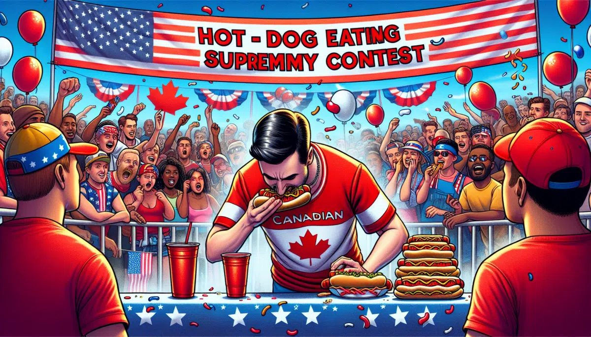 On July 4, a Canadian could take on the most American of titles: hot-dog eating supremacy