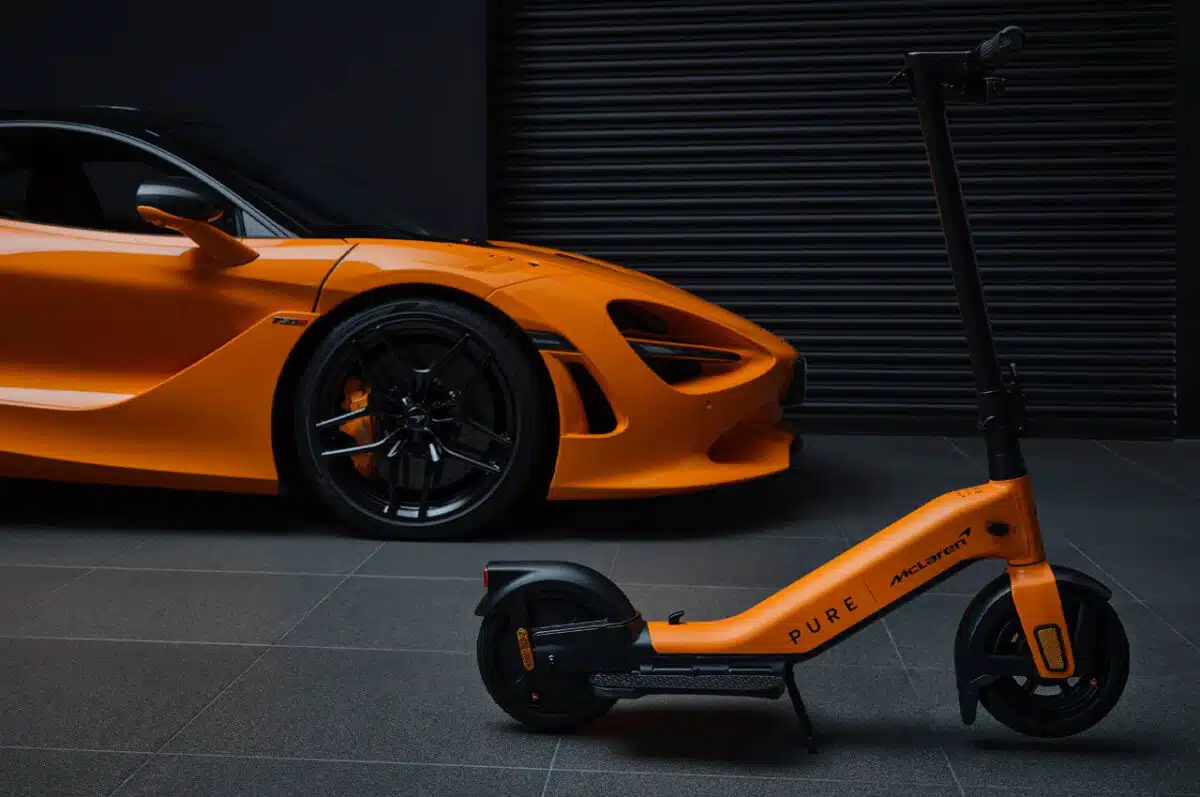 Pure x McLaren Special Edition e-scooter stylizes the future of e-mobility - Yanko Design