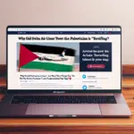 Why did Delta Air Lines tweet that the Palestinian flag is ‘terrifying’? | Arwa Mahdawi