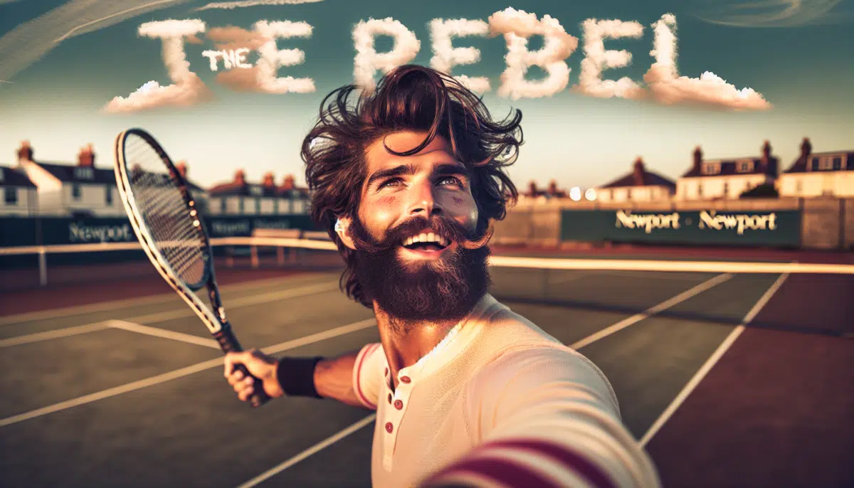 Benoit Paire shows why he is called The Rebel in Newport