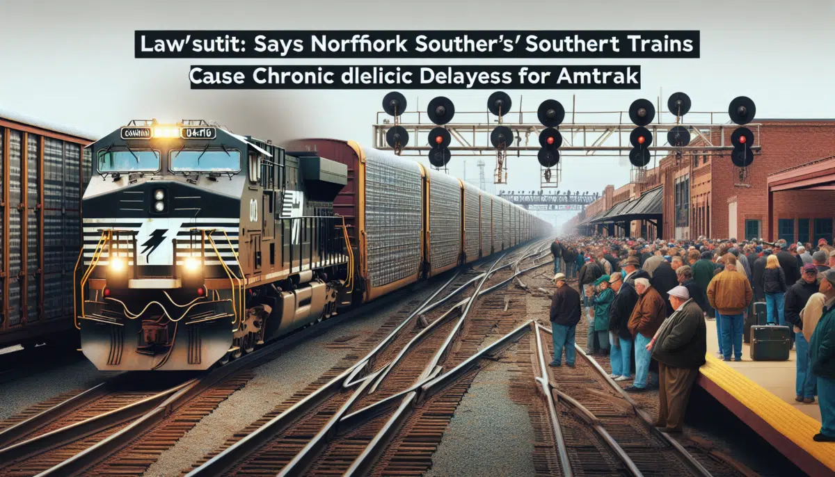 Lawsuit says Norfolk Southern's freight trains cause chronic delays for Amtrak